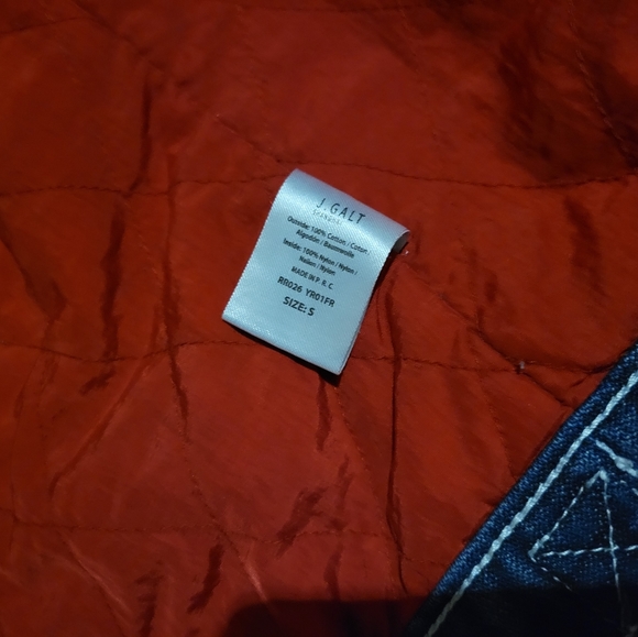 Quilted Jean Jacket nwot - Picture 3 of 5